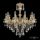 Люстра Бронзовая BOHEMIA IVELЕ CRYSTAL 75101/10/210 B G Золото, Латунь / Богемия Ивеле Кристалл