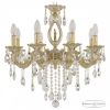 Люстра Бронзовая BOHEMIA IVELЕ CRYSTAL 71401/8/175 B GW FH1S Золото Белёное, Латунь / Богемия Ивеле Кристалл