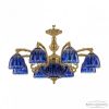 Люстра Бронзовая BOHEMIA IVELЕ CRYSTAL 71212P/8/210 G P1 D CLEAR-BLUE/H-1K Золото, Латунь / Богемия Ивеле Кристалл