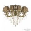 Люстра Бронзовая BOHEMIA IVELЕ CRYSTAL 71209/10/250 B GB SQ5 Золото Черненое, Латунь / Богемия Ивеле Кристалл