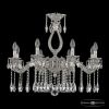 Люстра Бронзовая BOHEMIA IVELЕ CRYSTAL 71302/8/250 A NI Никель, Латунь / Богемия Ивеле Кристалл