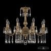 Люстра Бронзовая BOHEMIA IVELЕ CRYSTAL 73101/8/210 A FP Патина, Латунь / Богемия Ивеле Кристалл