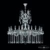 Люстра Бронзовая BOHEMIA IVELЕ CRYSTAL 71107/24/365/XL A NW Никель Беленый, Латунь / Богемия Ивеле Кристалл