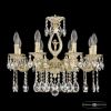 Люстра Бронзовая BOHEMIA IVELE CRYSTAL 72402/8/175 A GW FA10S Золото, Латунь / Богемия Ивеле Кристалл