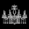 Люстра Бронзовая BOHEMIA IVELЕ CRYSTAL 71301/8/210 /A NW Никель Беленый, Латунь / Богемия Ивеле Кристалл