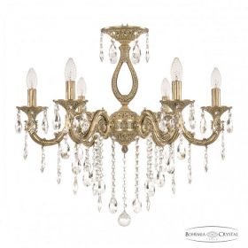 Люстра Бронзовая BOHEMIA IVELЕ CRYSTAL 71301/6/210 B FP Патина, Латунь / Богемия Ивеле Кристалл