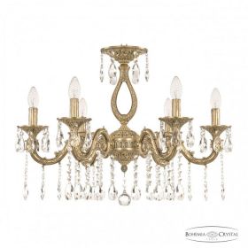 Люстра Бронзовая BOHEMIA IVELЕ CRYSTAL 71301/6/210 A FP Патина, Латунь / Богемия Ивеле Кристалл