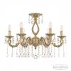 Люстра Бронзовая BOHEMIA IVELЕ CRYSTAL 71301/6/210 A FP Патина, Латунь / Богемия Ивеле Кристалл