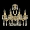 Люстра Бронзовая BOHEMIA IVELЕ CRYSTAL 71301/8/175 A GW Золото Белёное, Латунь / Богемия Ивеле Кристалл