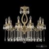 Люстра Бронзовая BOHEMIA IVELЕ CRYSTAL 72402/10/250 A FP FH1M Патина, Латунь / Богемия Ивеле Кристалл