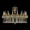 Люстра Бронзовая BOHEMIA IVELЕ CRYSTAL 71202/16/300 A GB Золото Черненое, Латунь / Богемия Ивеле Кристалл