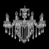Люстра Бронзовая BOHEMIA IVELЕ CRYSTAL 71202/8/210 B NW Никель Беленый, Латунь / Богемия Ивеле Кристалл