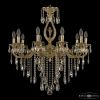 Люстра Бронзовая BOHEMIA IVELЕ CRYSTAL 71401/10/250 B G FA10M Золото, Латунь / Богемия Ивеле Кристалл
