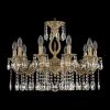 Люстра Бронзовая BOHEMIA IVELЕ CRYSTAL 72401/10/210 A FP FH1S Патина, Латунь / Богемия Ивеле Кристалл