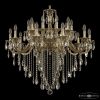 Люстра Бронзовая BOHEMIA IVELЕ CRYSTAL 71118/20/335 B GB Золото Черненое, Латунь / Богемия Ивеле Кристалл