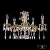 Люстра Бронзовая BOHEMIA IVELЕ CRYSTAL 71202/5/175 A G Золото, Латунь / Богемия Ивеле Кристалл