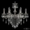 Люстра Бронзовая BOHEMIA IVELЕ CRYSTAL 71101/6/175 B NB Никель Черненый, Латунь / Богемия Ивеле Кристалл