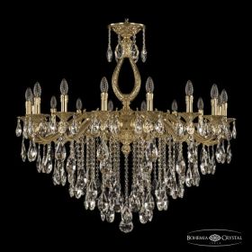 Люстра Бронзовая BOHEMIA IVELЕ CRYSTAL 72302/16/360 B G Золото, Латунь / Богемия Ивеле Кристалл