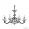 Люстра Бронзовая BOHEMIA IVELE CRYSTAL 72209P/8/210 NI Р CLEAR/M-1H Никель, Латунь / Богемия Ивеле Кристалл