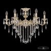 Люстра Бронзовая BOHEMIA IVELE CRYSTAL 72202/6/210 В GW Золото Белёное, Латунь / Богемия Ивеле Кристалл