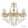 Люстра Бронзовая BOHEMIA IVELE CRYSTAL 71102/10/210 В GW Золото Белёное, Латунь / Богемия Ивеле Кристалл