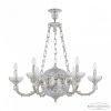 Люстра Бронзовая BOHEMIA IVELE CRYSTAL 71009P/6/210 NW Р CLEAR/M-1F Никель Беленый, Латунь / Богемия Ивеле Кристалл