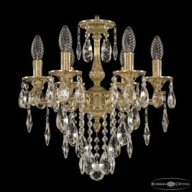 Люстра Бронзовая BOHEMIA IVELE CRYSTAL 73102/6/125 В G Золото, Латунь / Богемия Ивеле Кристалл