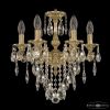 Люстра Бронзовая BOHEMIA IVELE CRYSTAL 73102/6/125 В G Золото, Латунь / Богемия Ивеле Кристалл