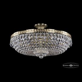 Люстра Хрустальная BOHЕMIA IVЕLЕ CRYSTAL 19271/55IV G Золото, Металл / Богемия Ивеле Кристалл