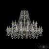 Люстра Хрустальная BOHЕMIA IVЕLЕ CRYSTAL 1411/24+12/530 G Золото, Стекло / Богемия Ивеле Кристалл