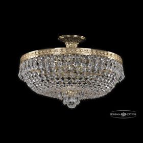 Люстра Хрустальная BOHЕMIA IVЕLЕ CRYSTAL 19271/45IV G Золото, Металл / Богемия Ивеле Кристалл