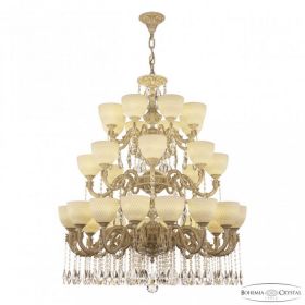 Люстра Хрустальная BOHЕMIA IVЕLЕ CRYSTAL AL79101/16+8+8/300/3D A WMG P1 U WAVE Белый, Металл / Богемия Ивеле Кристалл