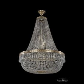 Люстра Хрустальная BOHЕMIA IVЕLЕ CRYSTAL 19011/H2/80IV G Золото, Металл / Богемия Ивеле Кристалл