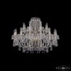 Люстра Хрустальная BOHЕMIA IVЕLЕ CRYSTAL 1403/16+8/300 G Золото, Стекло / Богемия Ивеле Кристалл