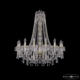 Люстра Хрустальная BOHЕMIA IVЕLЕ CRYSTAL 1403/16/300/H-95 G Золото, Стекло / Богемия Ивеле Кристалл
