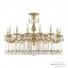 Люстра Бронзовая BOHЕMIA IVЕLЕ CRYSTAL 72102/16/360 A G Золото, Латунь / Богемия Ивеле Кристалл