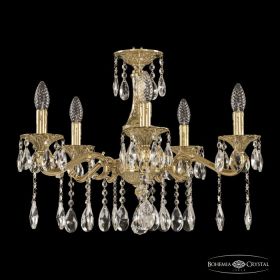 Люстра Бронзовая BOHЕMIA IVЕLЕ CRYSTAL 72102/5/175 A G Золото, Латунь / Богемия Ивеле Кристалл