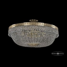 Люстра Хрустальная BOHЕMIA IVЕLЕ CRYSTAL 19011/80IV G Золото, Металл / Богемия Ивеле Кристалл