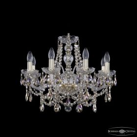 Люстра Хрустальная BOHЕMIA IVЕLЕ CRYSTAL 1411/8/195 G R801 Золото, Стекло / Богемия Ивеле Кристалл