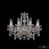 Люстра Хрустальная BOHЕMIA IVЕLЕ CRYSTAL 1411/8/195 G R801 Золото, Стекло / Богемия Ивеле Кристалл