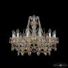 Люстра Хрустальная BOHЕMIA IVЕLЕ CRYSTAL 1411/12/240 G R777 Золото, Стекло / Богемия Ивеле Кристалл