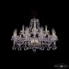 Люстра Хрустальная BOHЕMIA IVЕLЕ CRYSTAL 1413/10+5/300 G BALLS Золото, Стекло / Богемия Ивеле Кристалл