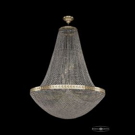 Люстра Хрустальная BOHЕMIA IVЕLЕ CRYSTAL 19321/H2/90IV G Золото, Металл / Богемия Ивеле Кристалл