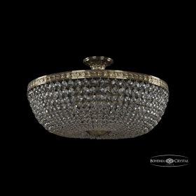 Люстра Хрустальная BOHЕMIA IVЕLЕ CRYSTAL 19151/55IV G Золото, Металл / Богемия Ивеле Кристалл
