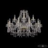 Люстра Хрустальная BOHЕMIA IVЕLЕ CRYSTAL 1403/10+5/300 G Золото, Стекло / Богемия Ивеле Кристалл