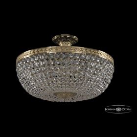 Люстра Хрустальная BOHЕMIA IVЕLЕ CRYSTAL 19151/45IV G Золото, Металл / Богемия Ивеле Кристалл