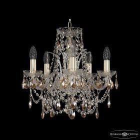 Люстра Хрустальная BOHЕMIA IVЕLЕ CRYSTAL 1411/5/141 G K721 Золото, Стекло / Богемия Ивеле Кристалл