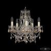 Люстра Хрустальная BOHЕMIA IVЕLЕ CRYSTAL 1411/5/141 G K721 Золото, Стекло / Богемия Ивеле Кристалл