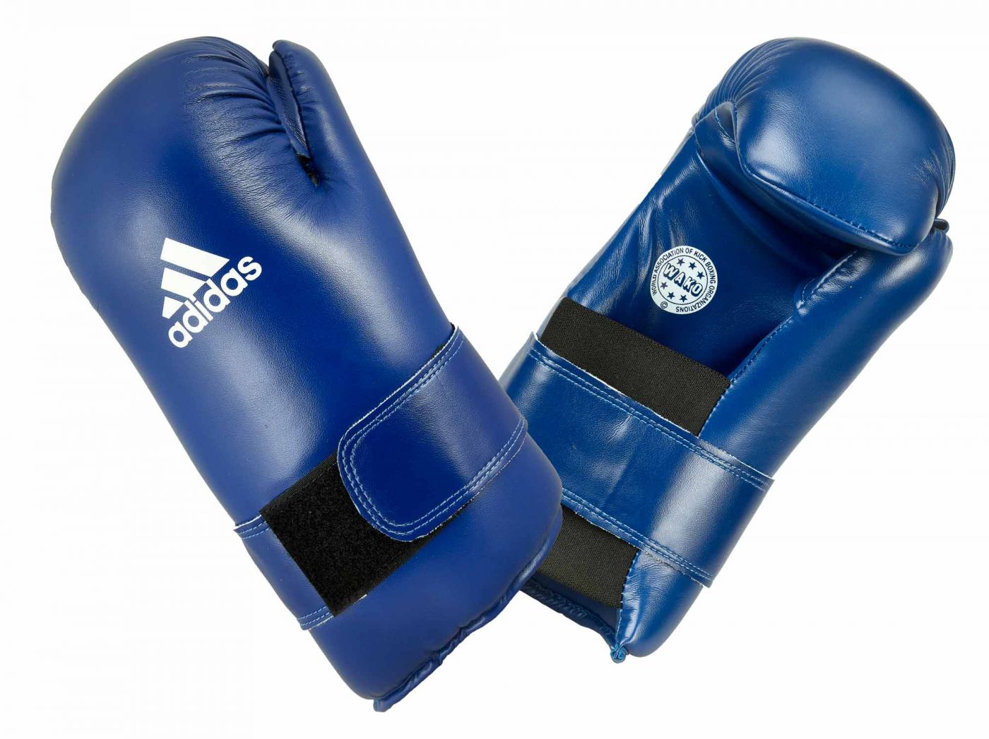 Перчатки полуконтакт ADIDAS WAKO Kickboxing Semi Contact Gloves синие XL,  артикул adiWAKOG3