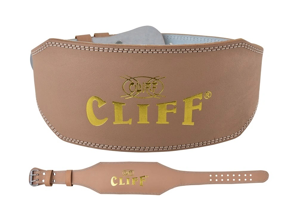 Пояс Т/А Cliff натуральная кожа, 6 дюймов (15см.), коричневый, 3XL
